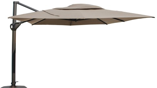 4 Seasons Outdoor Hacienda Hangparasol Antraciet/Taupe
