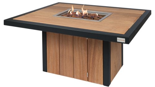 Easyfires River Vuurtafel Rechthoek Zwart