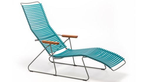 houe click sunlounger petrol