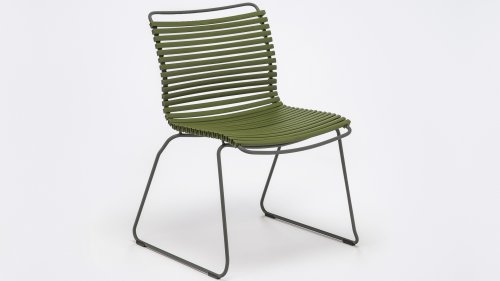houe click diningstoel zonder arm olive green