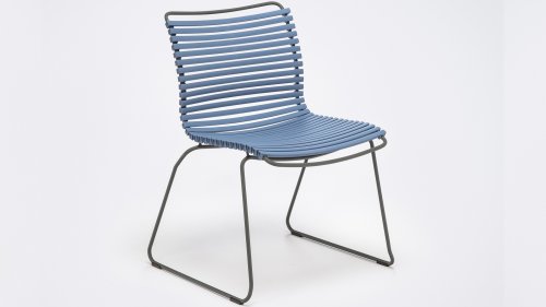 houe click diningstoel zonder arm pigeon blue