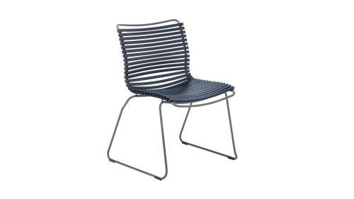 houe click dining zonder arm dark blue